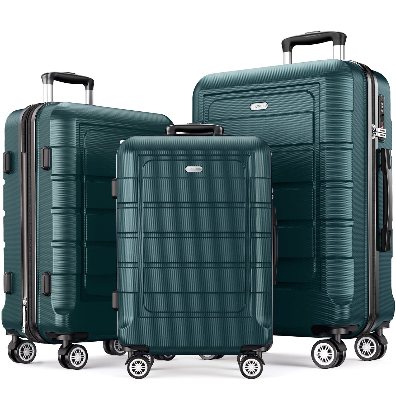SHOWKOO II Luggage 3-Piece Set BLUE