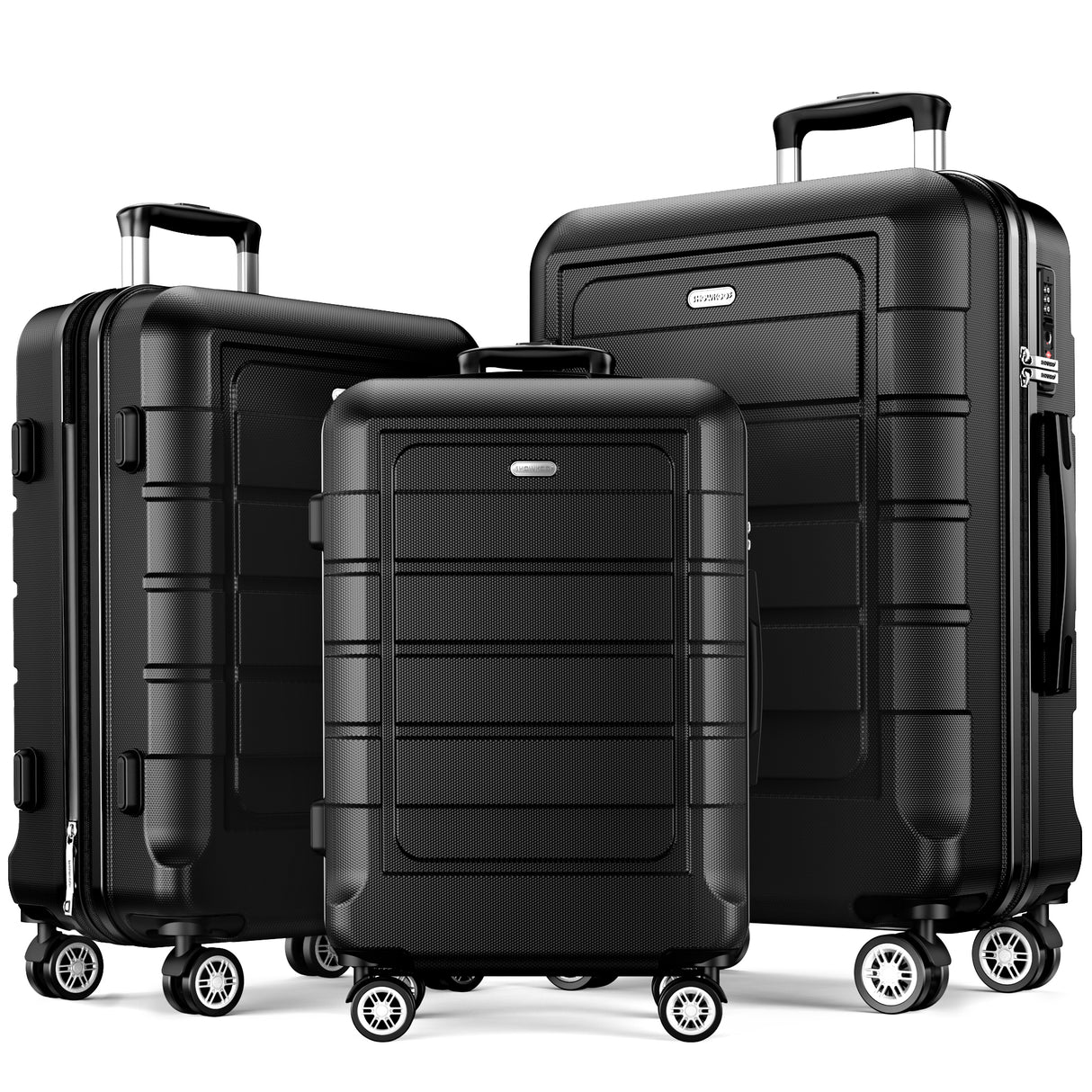 SHOWKOO II Luggage 3-Piece Set BLUE