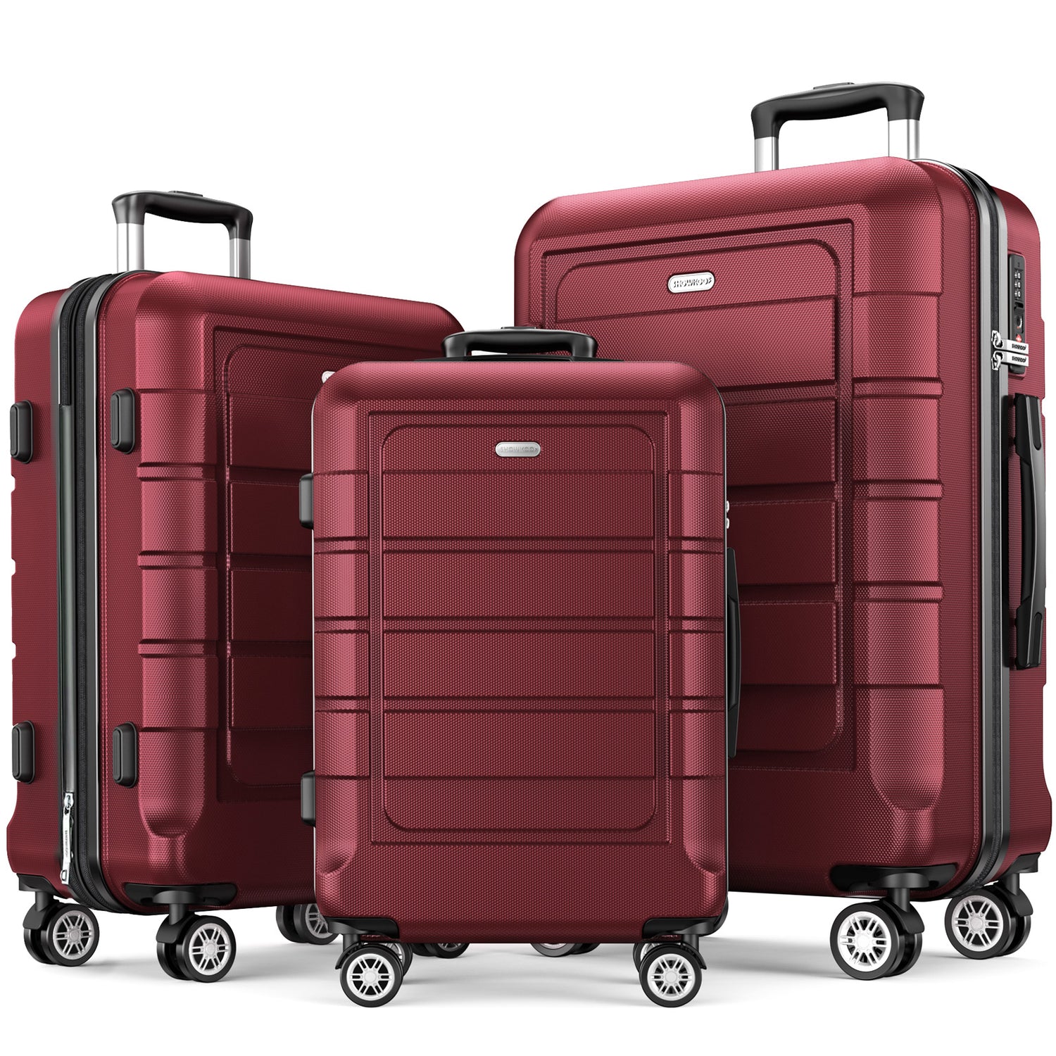 SHOWKOO II Luggage 3-Piece Set BLUE