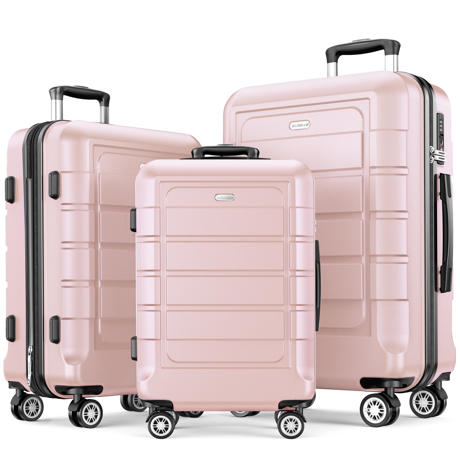 SHOWKOO II Luggage 3-Piece Set BLUE