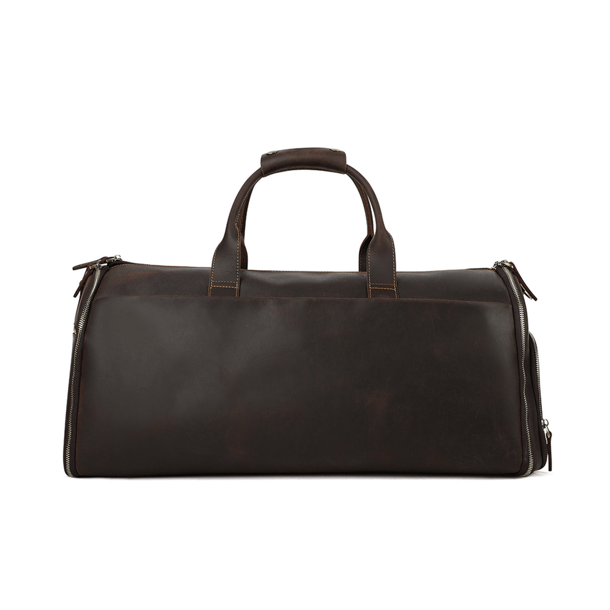 Cochon Collapsible Leather Weekend Duffel