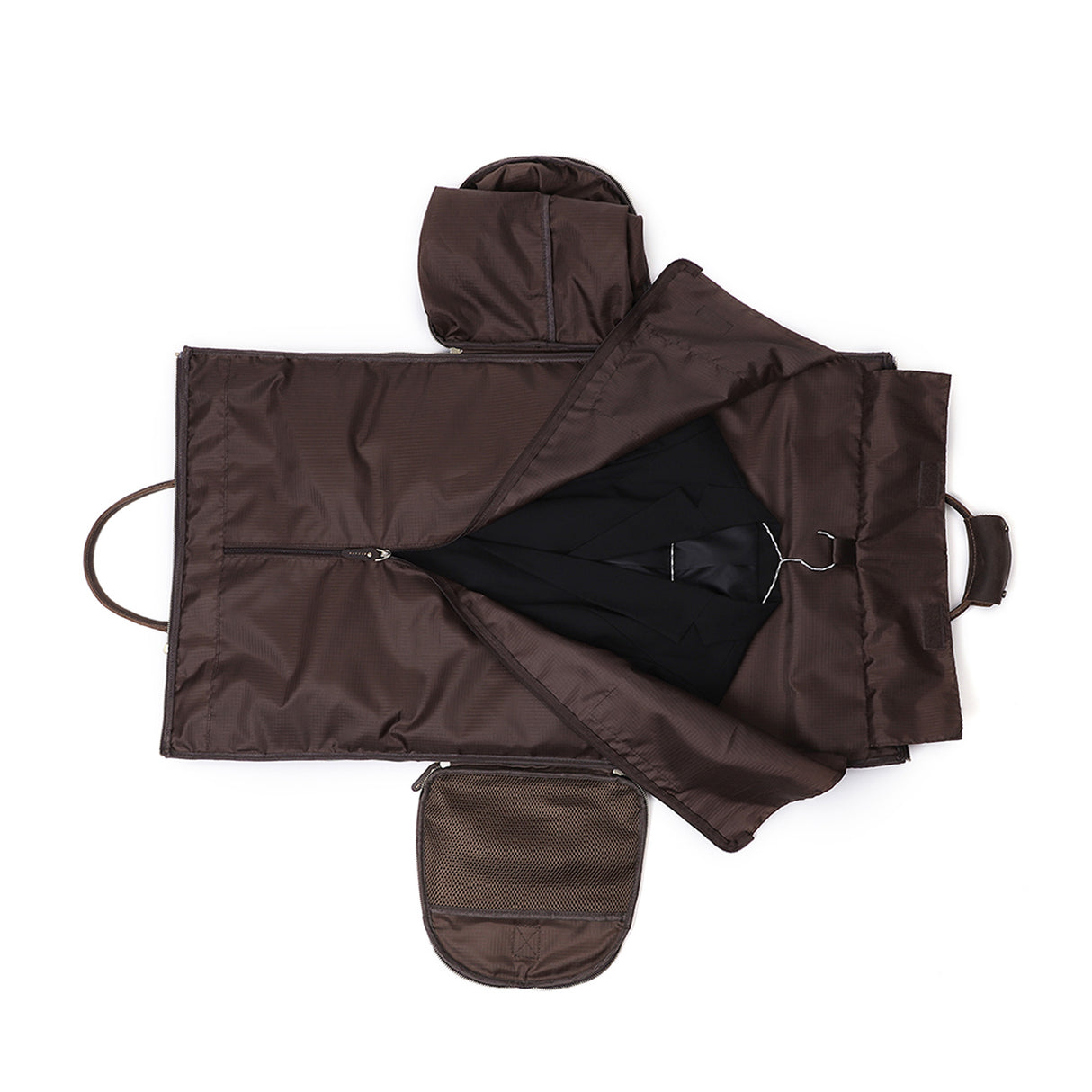 Cochon Collapsible Leather Weekend Duffel