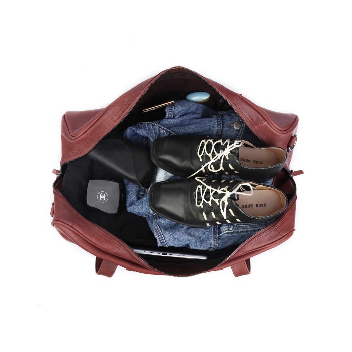 Cochon Classic Leather Travel Duffle