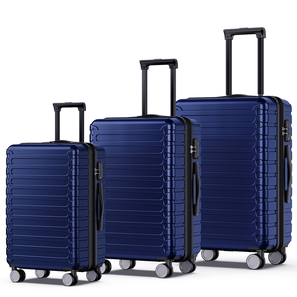 SHOWKOO III Luggage 3-Piece Set BLUE