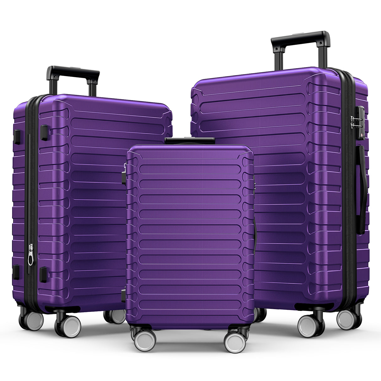 SHOWKOO III Luggage 3-Piece Set BLUE