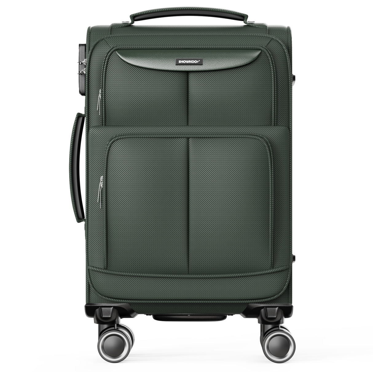 SHOWKOO Softside I Luggage 3-piece Set RED