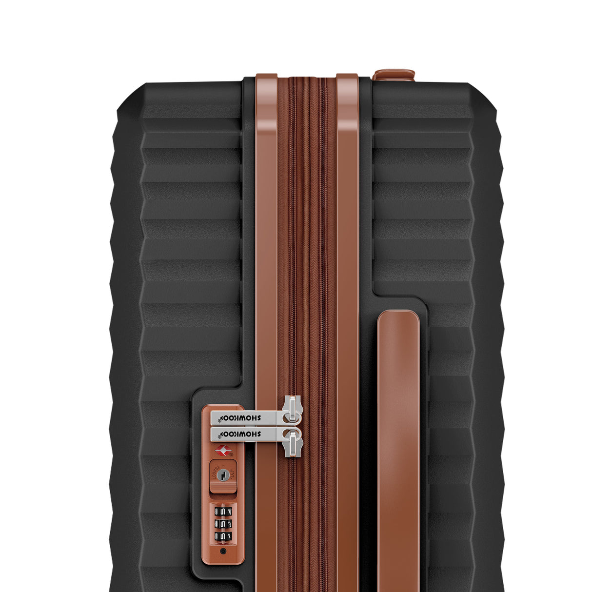 SHOWKOO I Luggage 3-Piece Set BLACK