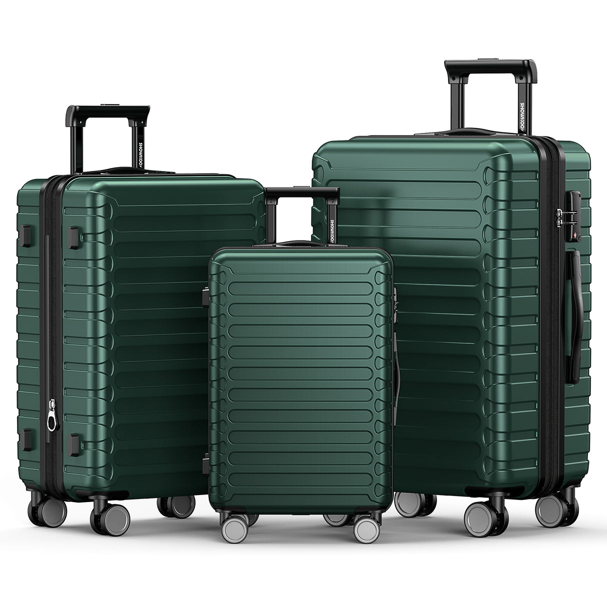 SHOWKOO III Luggage 3-Piece Set BLUE