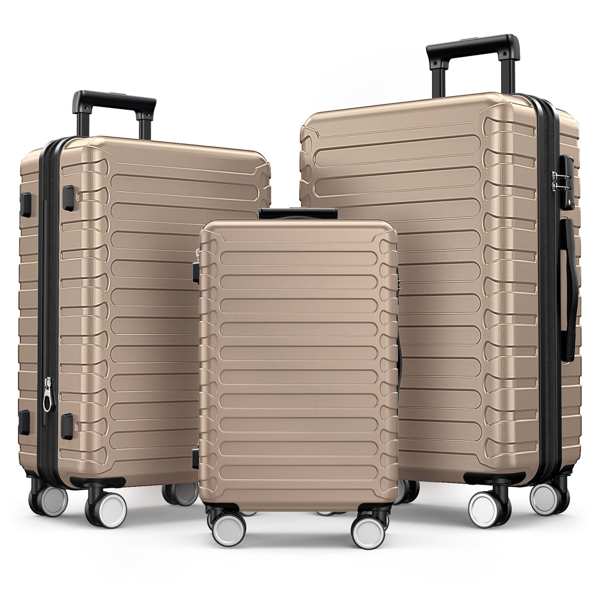 SHOWKOO III Luggage 3-Piece Set BLUE